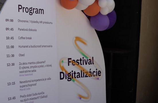 Festival Digitalizácie 2026: deň venovaný automatizácii a digitalizácii na jednej strane a ľudskosti na strane druhej